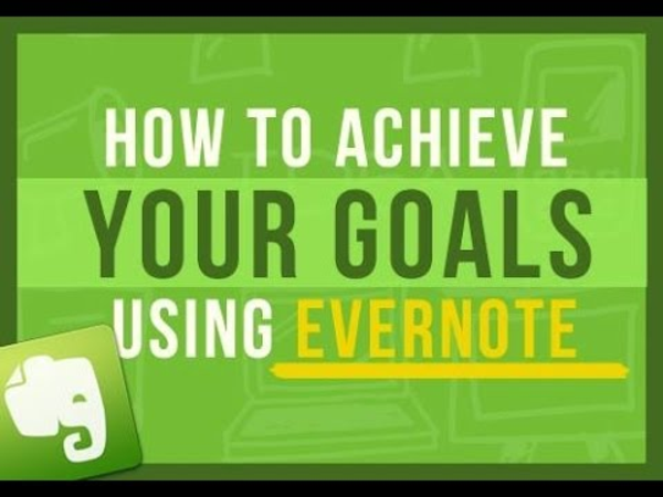 how to use evernote to track goals