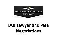 DUI Lawyer and Plea Negotiations