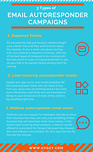 3 types of email autoresponder compaigns