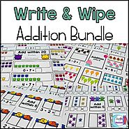 Addition Write and Wipe Bundle by Mercedes Hutchens | TpT