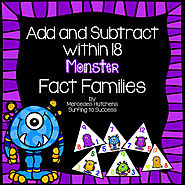 Fact Families: Add and Subtract within 18 by Mercedes Hutchens | TpT