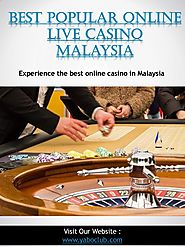 Best popular online live casino malaysia