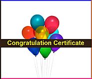 9+ Congratulation Certificate Templates | Free Printable Word & PDF