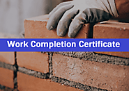 8+ Work Completion Certificate Templates | Free Word Templates
