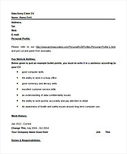 15+ Clerk Resume Samples | Free Printable Word & PDF Templates