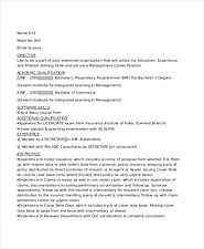 10+ Secretary Resume Templates | Free Printable Word & PDF