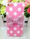 Lovely Cute 3D Bling Special Party Dot Pattern Case Cover For Apple iPhone 5C