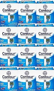 Bayer Contour Blood Glucose Test Strips 50 / 12-600Strips At Best Price