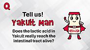Does the lactic acid in Yakult really reach the intestinal tract alive?