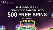 New Online Casino: 123 Spins Welcome Offer