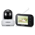 Samsung SEW-3037W Wireless Pan Tilt Video Baby Monitor Infrared Night Vision and Zoom, 3.5 inch