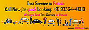 Taxi Service in Patiala | Call Us Anytime:+919336441313