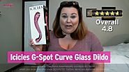 Icicles G Spot Curve Glass Dildo | Double Ended Glass Dong | 4.8 out of 5 Stars Glass Sex Toy Review