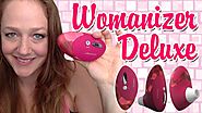 Sex Toy For Clit | Womanizer Deluxe | Rechargeable Suction Vibrator For Clitoris