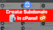 How To Create Subdomain In cPanel » IT SMART TRICKS