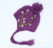 Shop hand knitted earflap hat online