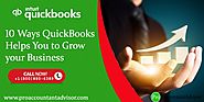 10 Ways QuickBooks Can Helps You to Grow Your Business Efficiently