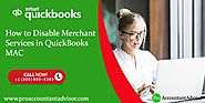 How to Disable Merchant Services in QuickBooks MAC? [Quick Hacks]