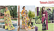 Buy beautiful Printed Sarees Online in India