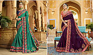 Beautiful designer sarees online