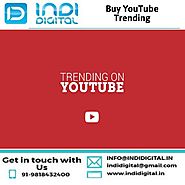 Buy youtube trending services in India on low coast