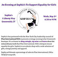 An Evening at Sophia’s To Support Equality for Girls