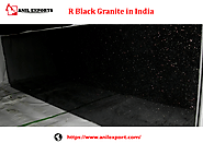 R Black Granite Manufacturer in India Anil Exports Exporter of Black Granite
