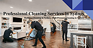 Professional Cleaning Services in Sydney - Google Slides