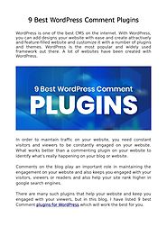 9 Best WordPress Comment Plugins