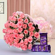 Buy or Order Silky Sweets N Romance - Midnight Gifts Delivery Online : OyeGifts