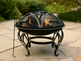 26 In. Elegant Round Fire Pit- Garden Oasis-Outdoor Living-Firepits & Patio Heaters-Firepits