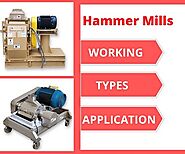 Working Principal, Types and Application of Hammer Mills