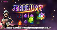 All you want to know about Starburst Free Spins Slot