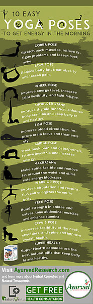 10 Yoga Poses to Get Energy in the Morning, Keep Body Fit and Healthy