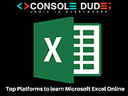 Well Known Platforms to learn Microsoft Excel Online