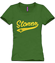 Buy Stoner Women Round Neck T-shirt online in India - Uptown18