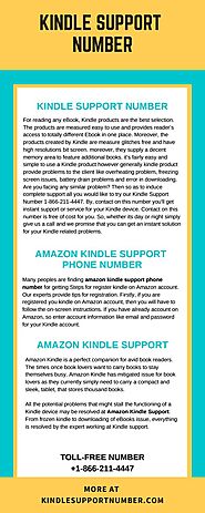 Kindle Support Number
