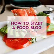 How to setup your own food blog