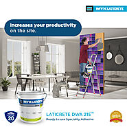 LATICRETE DWA 215, ready-to-use Specialty Adhesive efficiently saves your time on site