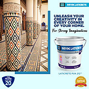 MYK LATICRETE PUA 212 - A specialty adhesive for fixing any tile on any surface.