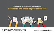 Exatract resume data from multiple format- resumemantra