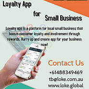 Loyalty App for Small Business | Visual.ly