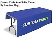 Custom Trade Show Table Throw By Ameritex Flags LLC