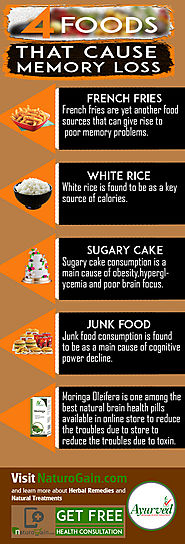 4 foods that cause memory loss