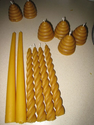 Making Beeswax Candles with Molds