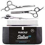RUBOLD Professional Dog Grooming Scissors Set