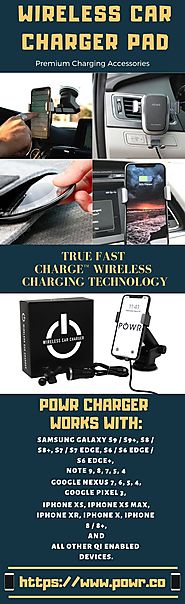 POWR - Wireless Car Charger Pad