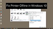 HP Printer Offline Windows 10 How to Get Fixed