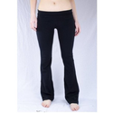 Basic House Women's Fold over Waist Solid and Contrast Lounge Pants