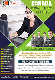 Canada Revenue Agency Tax Help